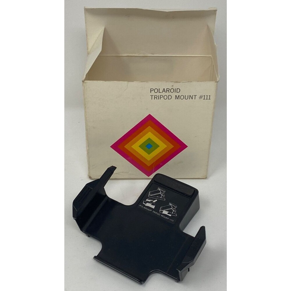 Polaroid #111 Tripod Mount for SX-70 Folding Camera Models, SLR 680 690, etc.